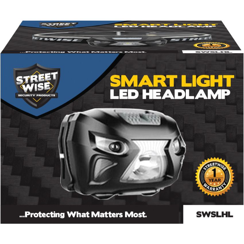 Streetwise Products - Smart Light LED Headlamp - Rechargeable