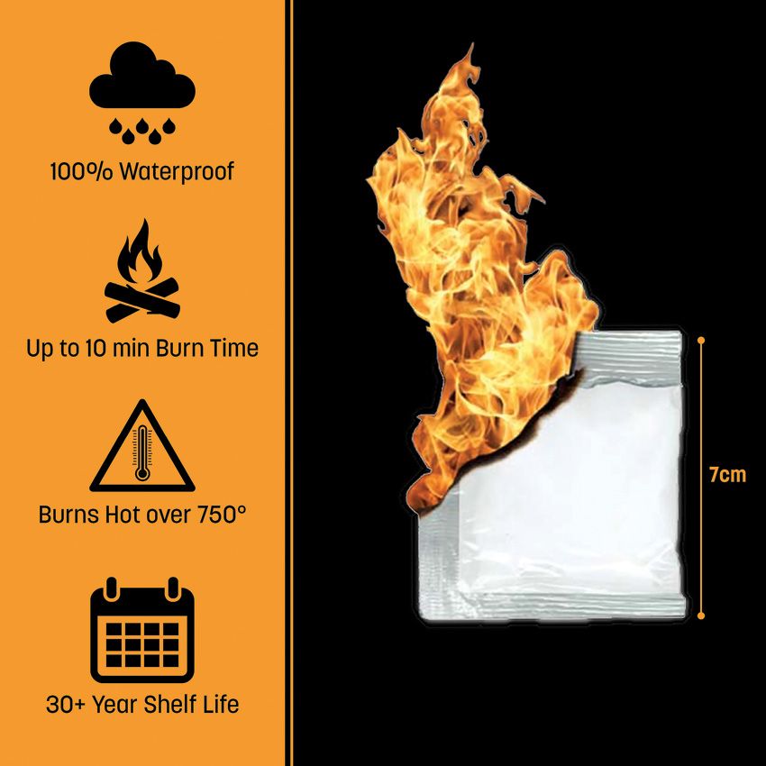 QuickSurvive - Fire Starter - 12 Pack